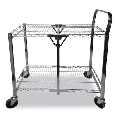 Tool Time BOSBSACLGCR 35 x 37.25 x 22 in. 2-Shelves Stowaway Folding Carts TO2490120